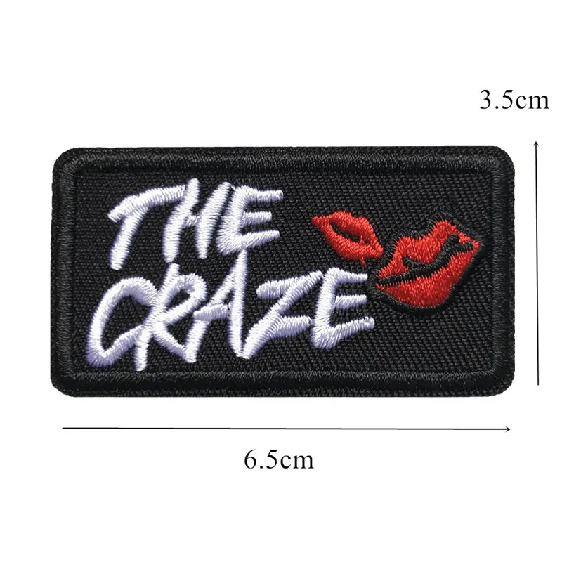 Unique Personality Embroidered Letters Sew Iron On Patches Badges For Bag Jeans Hat T Shirt DIY Appliques Craft Decoration