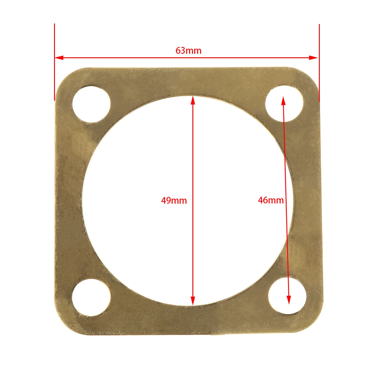 sthus 1Pcs Brass Cylinder Head Gasket For 2-Stroke Engines 66cc 80cc Motorized Bike Bicycle