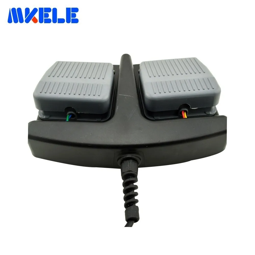 CE Factory Direct High Efficiency Double Pedal Tattoo Machine Foot Switch Mklt-203 250vac For Bending Machine Punch