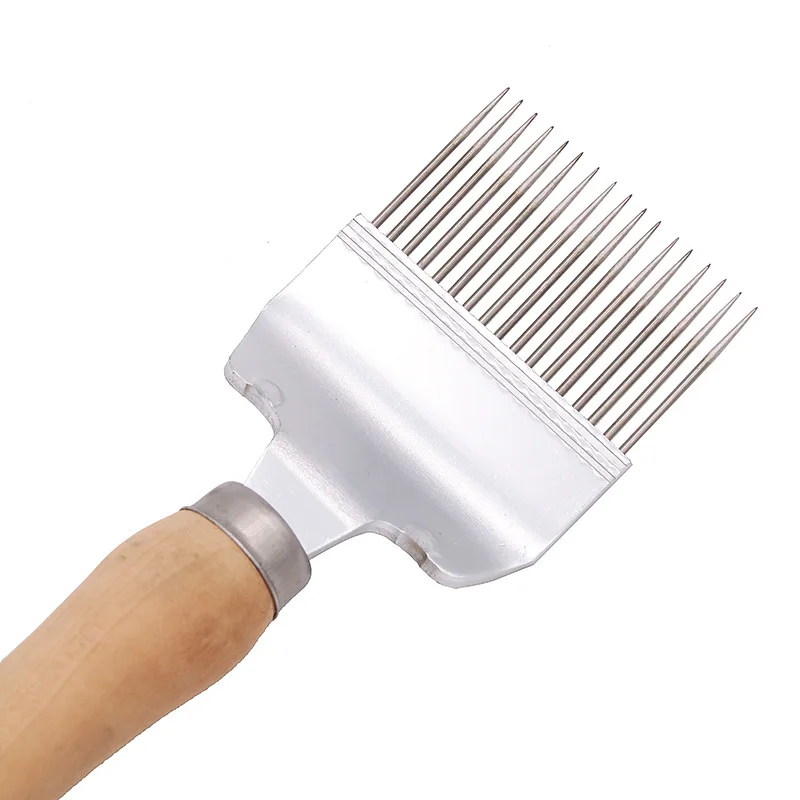 

1PCS Needle Honey Cutter Honey Scraper/Rake Bar/Handle Honey Cutting Fork Capping Bee Tool Beekeeping Tool