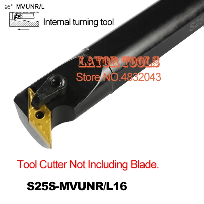 S25S-MVUNR16 , 95 degrees internal turning tool ,Lathe Tool boring bar,CNC Turning Tool ,Tool Lathe Machine