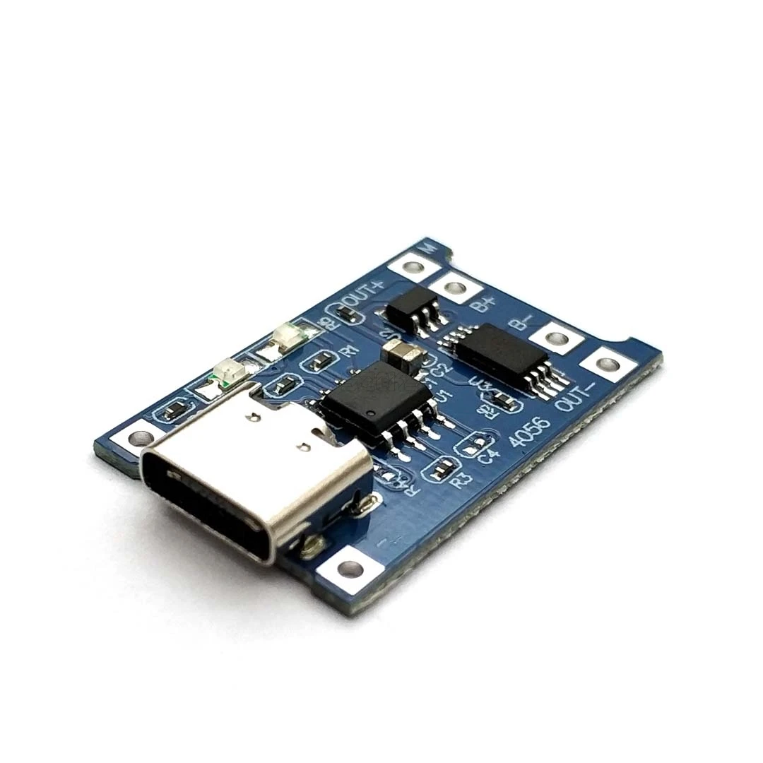TP4056 タイプc usb 5v 1A 18650 リチウムバッテリー充電器モジュール充電ボード保護デュアル機能 1Aリチウムイオン