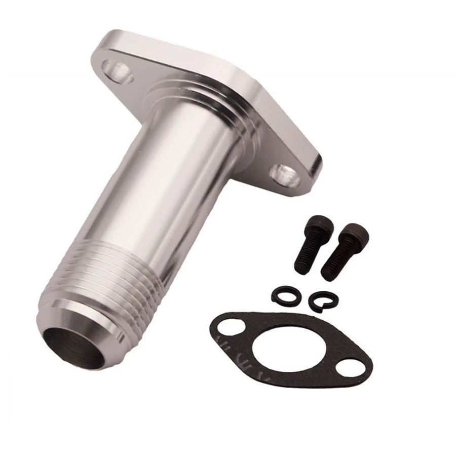 Extended 12AN  Turbo Drain Fitting For T3/T4 Turbochargers Flange