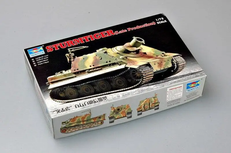 

Trumpeter 1/72 07247, поздний продукт Sturmtiger