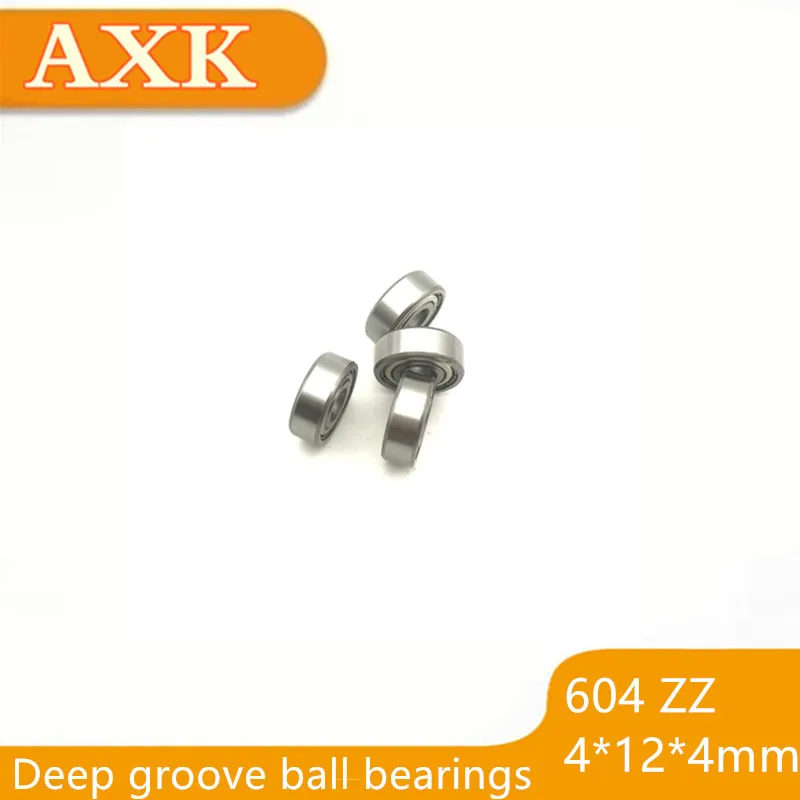 

2023 New Direct Selling 604zz Bearing Abec-5 10pcs 4x12x4 Mm Miniature 604z Ball Bearings 604 Zz Emq Quality