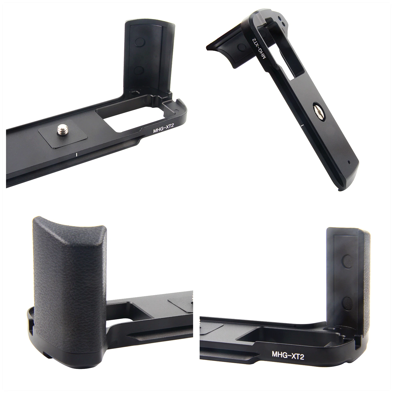 Metal Hand Grip Handle Quick Release L Plate Holder for Fuji Fujifilm X-T2 XT2 on Tripod Head Replace MHG-XT2