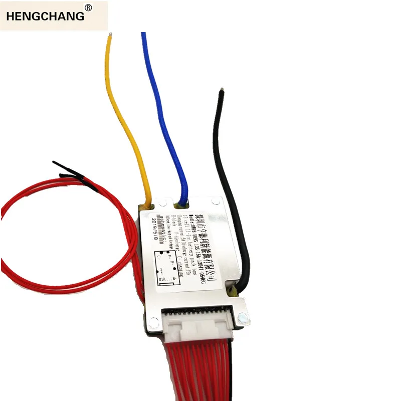 13s Bms dla 48v E rower bateria On Off przełącznik napięcie ładowania 54.6v 15a Hailong butelka wody styl Pcm Pcba