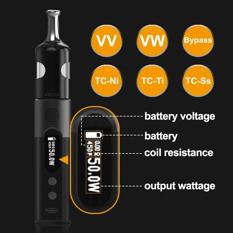 Cigarrillo electrónico Aspire Zelos 2,0, cigarrillo electrónico con tanque Nautilus 2S y batería integrada de 2500mah, bobina BVC