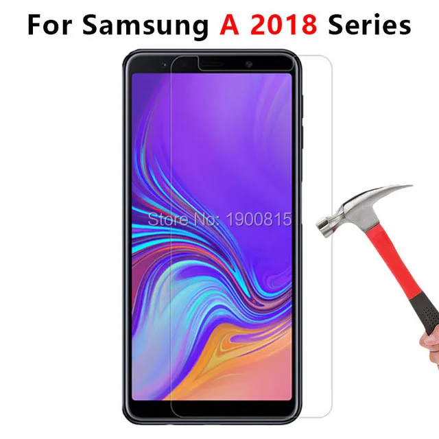 Protective Glass For Samsung A5 A6 A7 A8 Plus 2018 Tempered Glas On The Galaxy A 5 6 7 8 5a 6a 7a 8a Screen Protector Film Phone