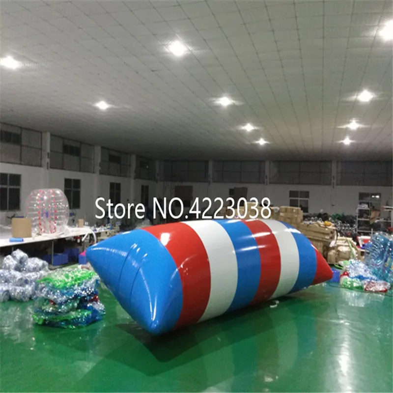 Free Shipping Inflatable Bouncing Bag 6*2m Inflatable Water Blob Jumping Bag  Water Blob Jump Pillow Inflatable Water Trampoline