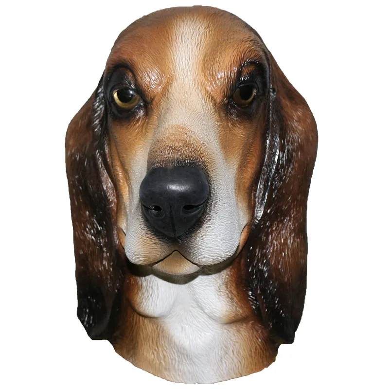 

Realistic Adults Deluxe Latex Full Head Mask Labrador head mask for fancy costume