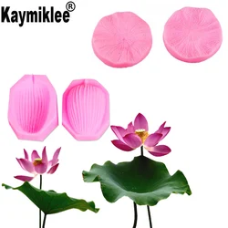 Lotus Leaf Petal Veiners Silicone Molds Fondant Sugarcraft Gumpaste Resin Clay Water Paper Art Flower Cake Decorating Tools C373