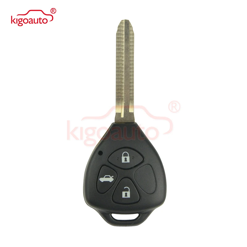 Kigoauto DENSO HYQ12BBY Remote key TOY43 3 button for Toyota Camry Corolla car key 2006 2007 2008 2009 2010+434mhz+4D67