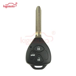 Kigoauto denso hyq12bby remoto chave toy43 3 botão para toyota camry corolla chave do carro 2006 2007 2008 2009 2010 + 434mhz 4d67