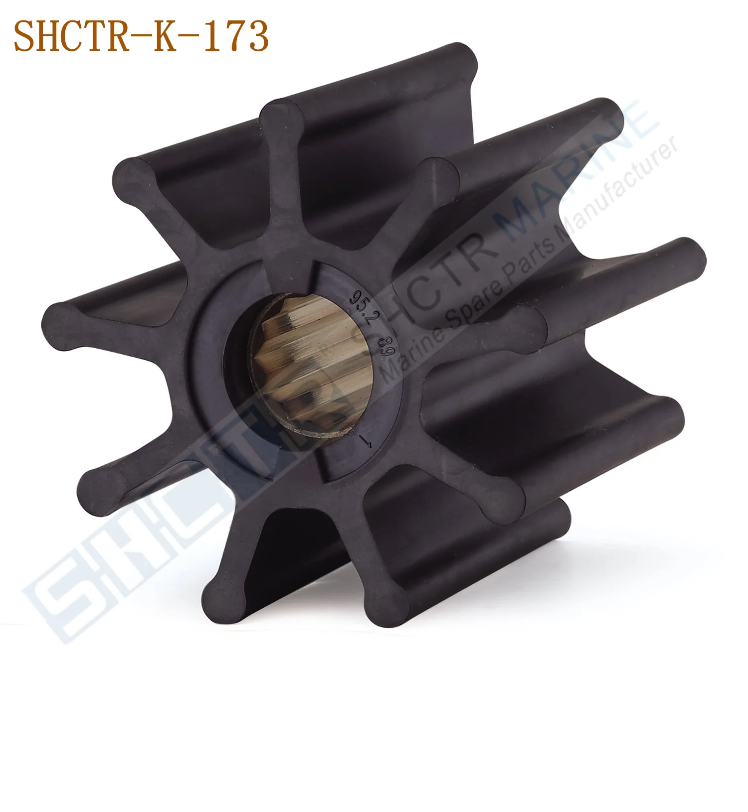 

SHCTR Flexible Impeller for JABSCO 6760-0001 , JOHNSON 09-802B , KASHIYAMA SP280, JMP 8200 ,DJ Pump 086-0901