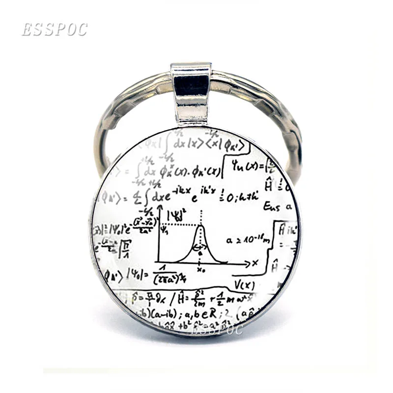 New Teachers Gifts Great Teacher Keychain Math Music Physics Teacher Key Chain Ring Holder Men Women Jewelry