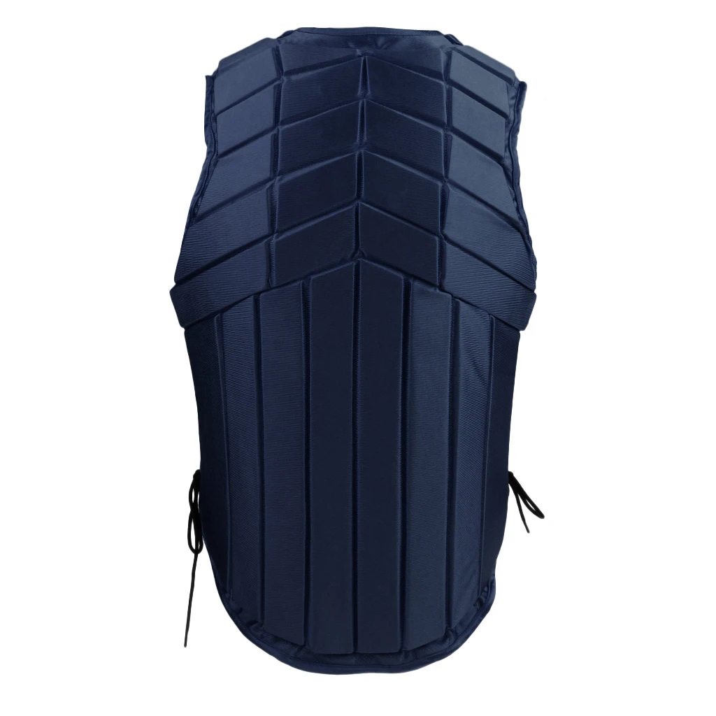 Volwassenen Kinderen Paardensport Beschermende Vest Paardrijden Vest Body Protector Veiligheid Vest Donkerblauw