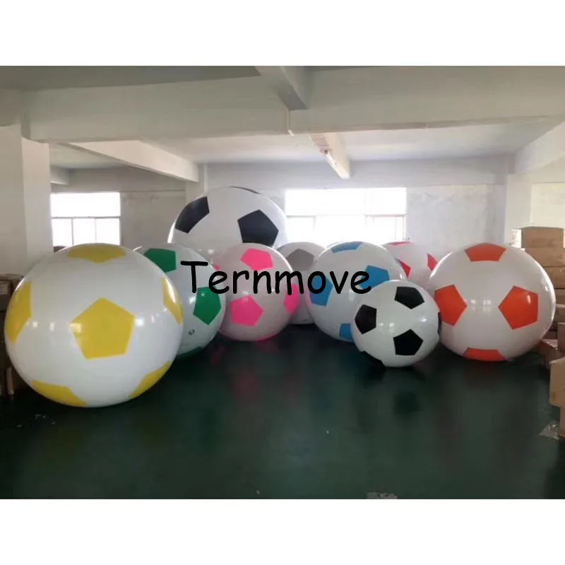 Inflatable Helium Football Ball PVC Event Display giant helium balloon air tight large sky balloons