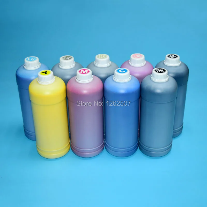 T804 T824 T834 1Liter Water Based Pigment Ink Refill For Epson Surecolor P6000 P7000 P8000 P9000 P6080 Series Inkjet Printers