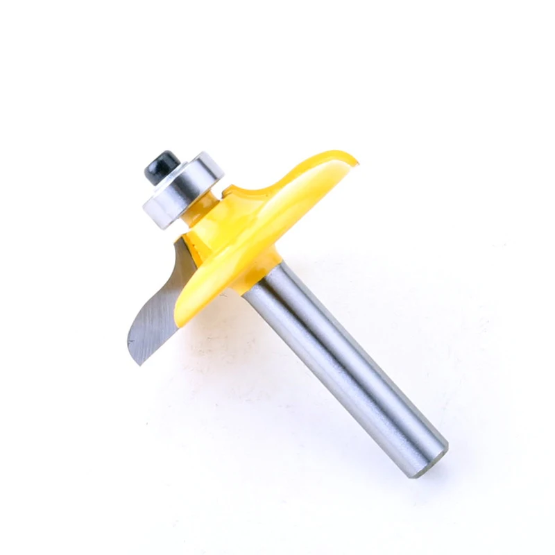 CHWJW 1PC 8mm Shank Ogee Euro Style Door Front Edging Router Bit Trimming Wood Milling Cutter for Woodwork Cutter Power Tools