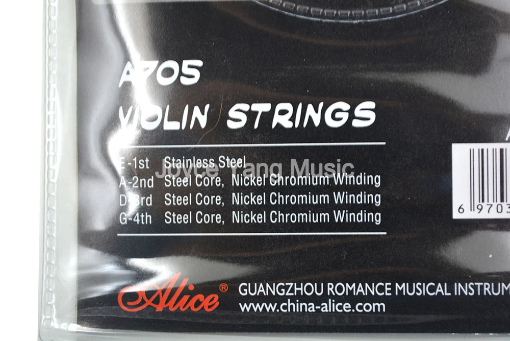 Alice A705 Violin Strings 4 Strings Stainless Steel Strings&Steel Core&Nickel Chromium Wound Strings Free Shipping