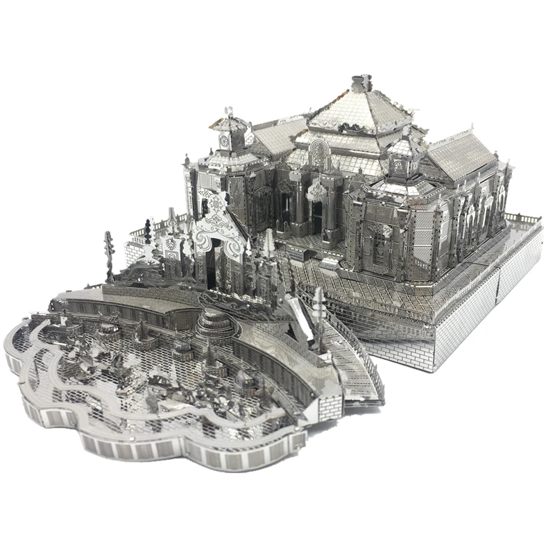 MMZ MODEL 3D Metal Puzzle Dashuifa of The Old Summer Palace Model Kits DIY Assemble Puzzle Laser Cut Jigsaw Building Toys Gift