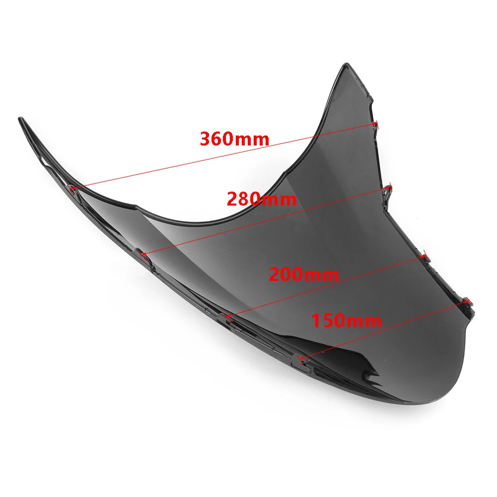 VFR 800 2008 Motorcycle Windshield Windscreen Double Bubble For Honda VFR800 2002 03 2004 2005 2006 2007 08 2009 2010 2011 2012