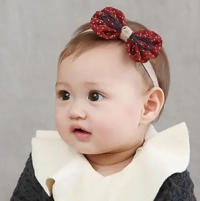 2017 Hàn Quốc phụ kiện tóc trẻ em tóc bow headbands kẹp tóc l đáng yêu ban nhạc đầu tóc barrette clips 2 màu sắc mũ nón