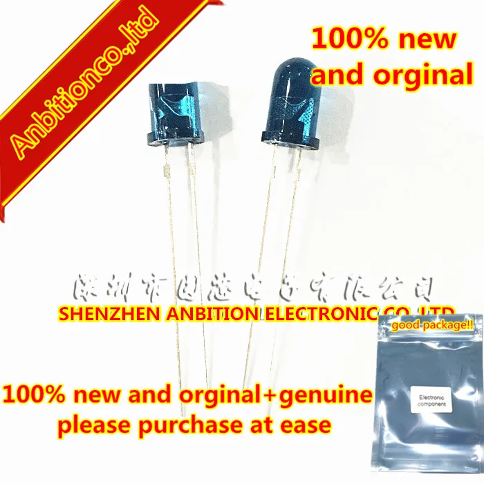 

10pcs 100% new and orginal 5mm infrared TSUS5402 Red-Line External Light Emitting Diode with Wavelength 950 nm Angle (+ in stock