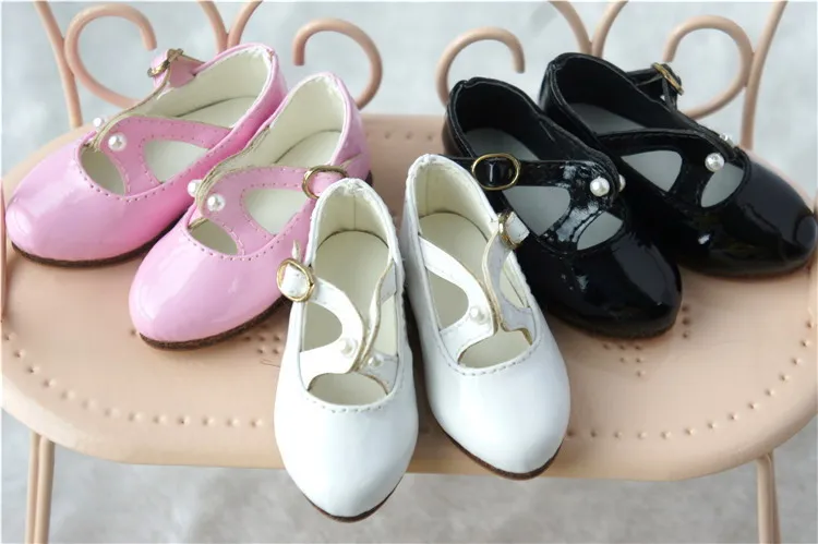 JS-085 Fashion MSD Doll Shoes 1/4 BJD Mini dolls shoes 6cm PU leather Shoes for Dolls High Quality Doll Accessories