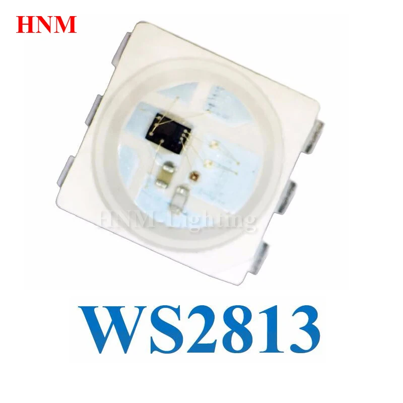 WS2813B LED Chip 5050 SMD RGB LED WS2813;Dual-signal Intelligent Control Integrated LED Light Source;Refresh Frequency 2KHz/s