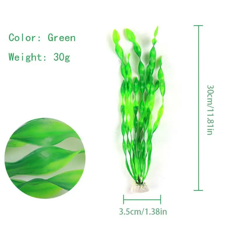 CA13 Fish Tank Aquarium ภูมิทัศน์ Fake Grass จำลองพืชน้ำ Fishbowl Fish Nesting ซ่อนเครื่องประดับประดิษฐ์
