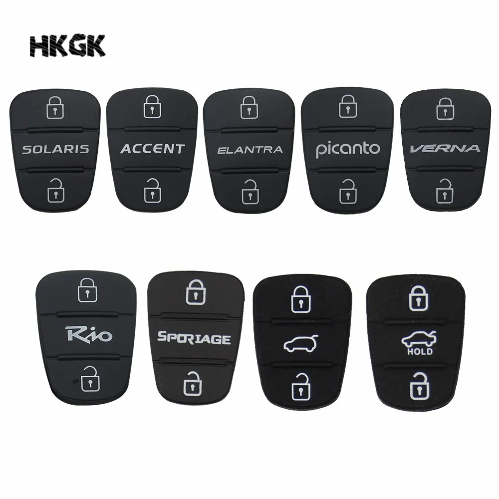 

3 Buttons Rubber Button Pad for Hyundai I30 IX35 Solaris Accent Elantra Sportage Kia K2 K5 RIO Verna