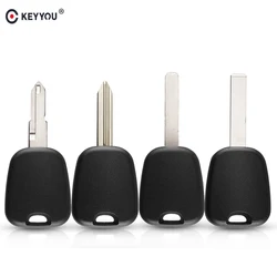 Keyyou Remote Key Case Shell Voor Peugeot 207 307 308 807 Voor Citroen C2 C3 C4 Picasso C5 C6 Transponder chip Klep Geen Logo
