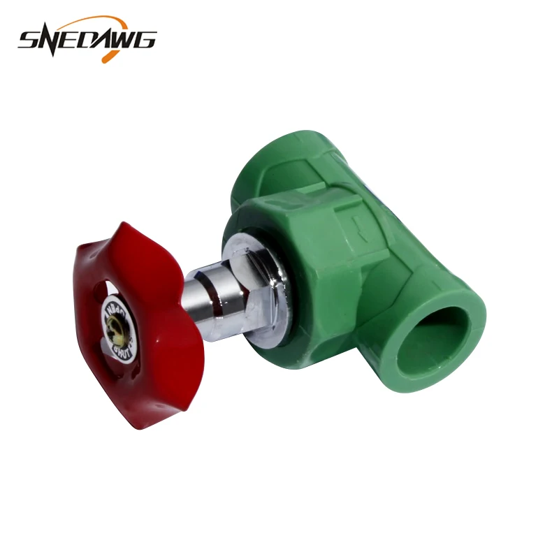 

PPR Water Pipe Fitting with Valve 20/25/32mm Water Pipe Valve Joint Plastic Water Supply Pipe Joint Fitting Check Valve