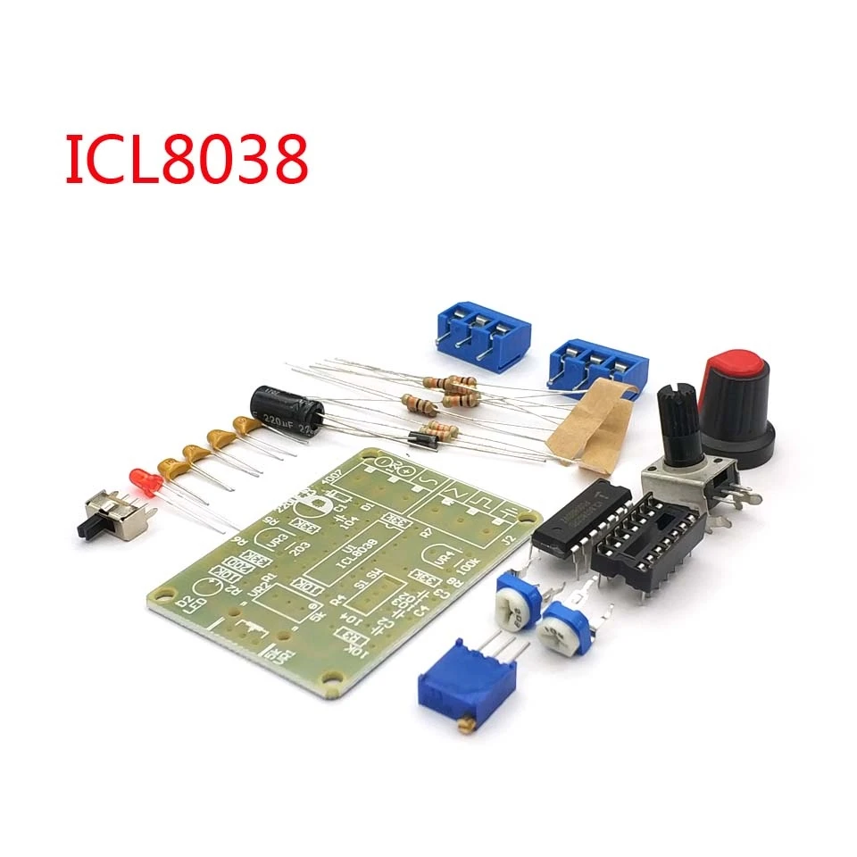 ICL8038 Monolithic Function Signal Generator Module DIY Kit Sine Square Triangle