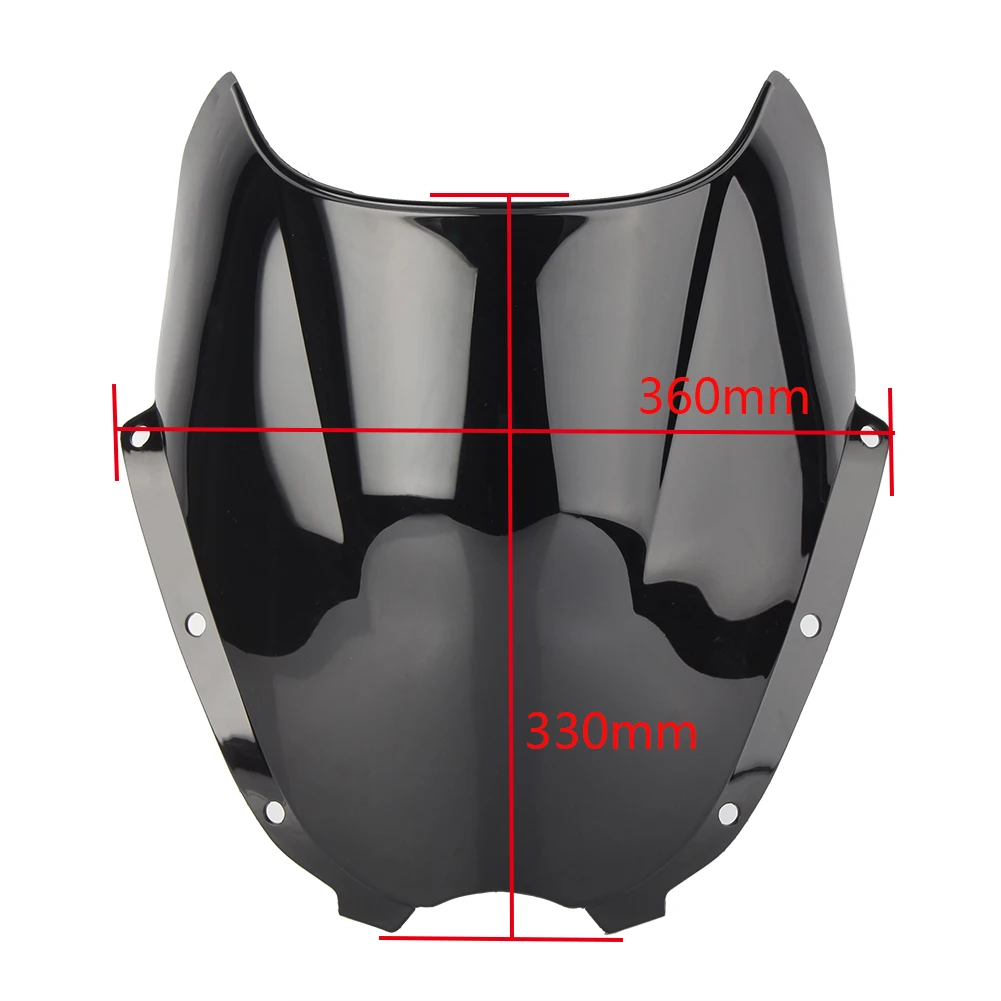 Windshield Windscreen Double Bubble For Hyosung GT125 GT250R 2005-2012/ GT650R all years & For UM V2S-250R V2S-650R all years