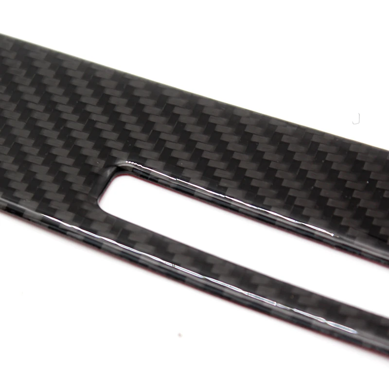 Carbon Fiber Car Passenger Side Dashboard Panel Frame Cover Sticker For Audi Q5 2009 2010 2011 2012 2013 2014 2015 2016 2017