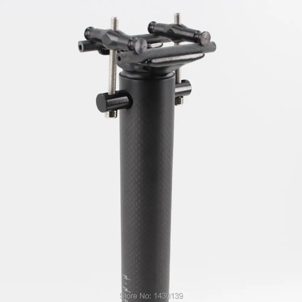 Brand New Folding bike matte 3K full carbon fibre bicycle carbon seatpost bike parts 27.2/30.8/31.6/33.9/34.9*400mm