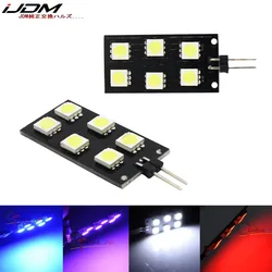 iJDM car motorcycle 12V CANBUS Error Free 5050-SMD LED For 2008-2015 Audi A4 S4 B8 Indoor light Footwell Lights white red blue
