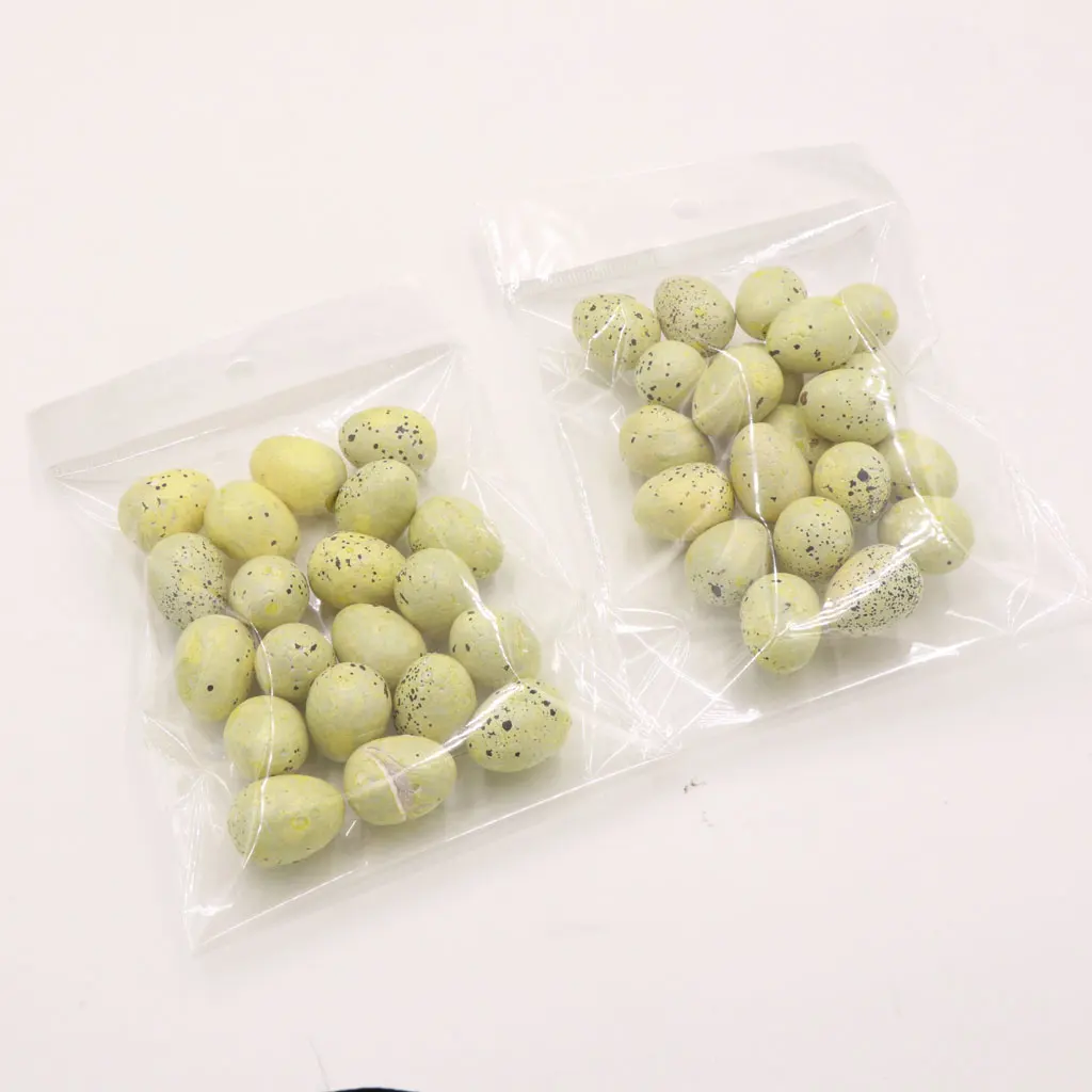 20x Artificial Handmade Artificial Bird Eggs Speckled Bird Eggs DIY Micro-landscape Home Decoration handmade art Crafts