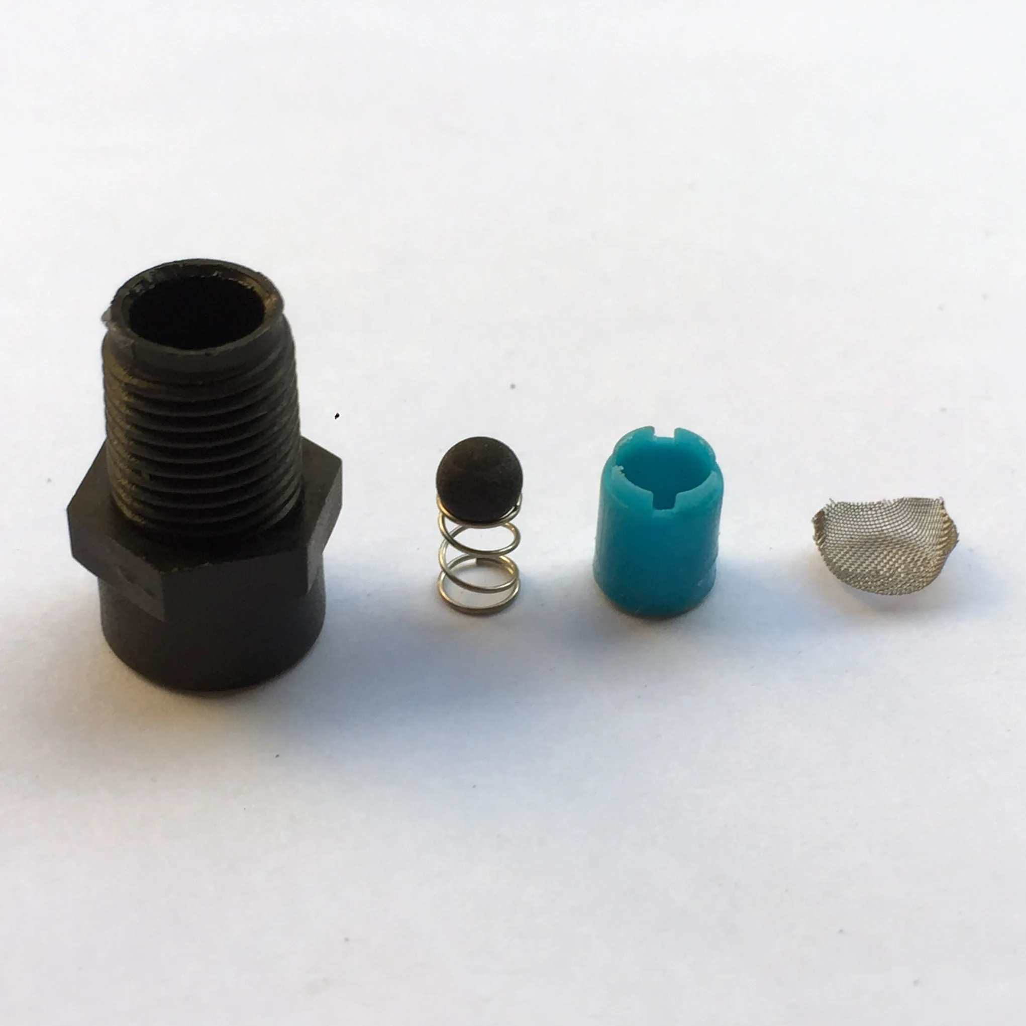 10PCS Low-pressure Plastic Mist Nozzle, 1/8 male thread, Fogger for terrarium, anti-drip device,