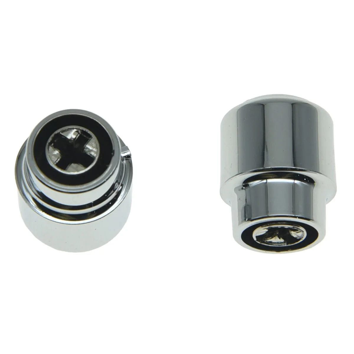 KAISH Pack of 2 Plastic Guitar Barrel Switch Tip 3 Way Pickup Selector Switch Knobs for U.S. Tele/Telecaster Chrome