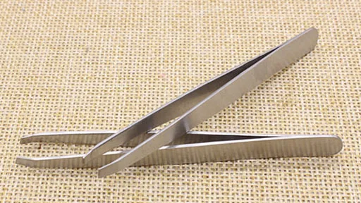 Eyebrow Tweezer Female Beauty Makeup Tools Stainless Steel Clip Bevel Tweezers Brows Pull Out A False Eyelash Threading Sale