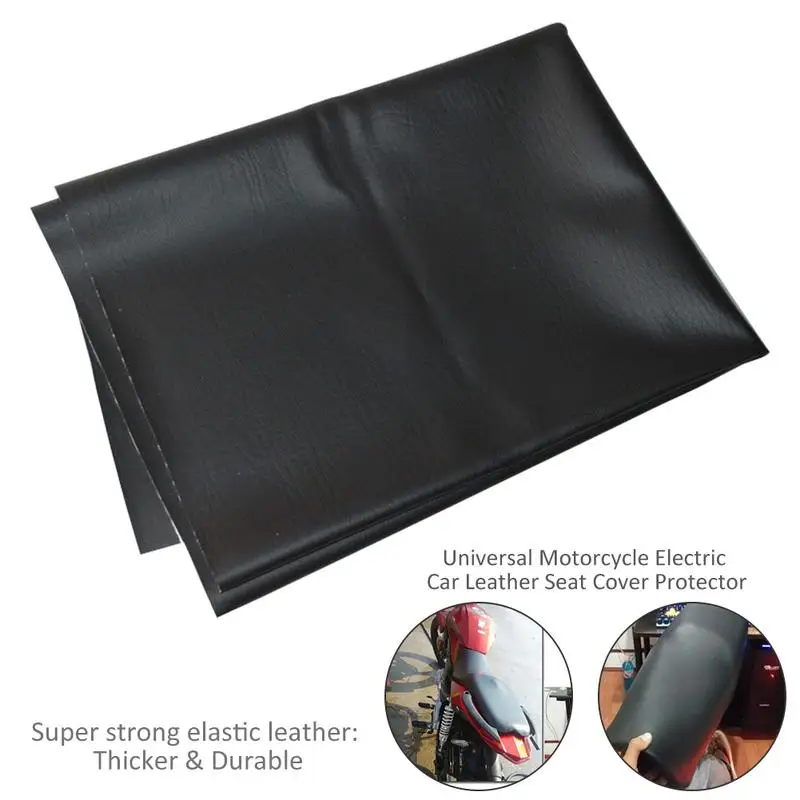 New Motorcycle Seat Foreskin Scooter Electric Car Seat Cushion Wear-resistant Universal Free Seat Cushion Leather 90*70CM