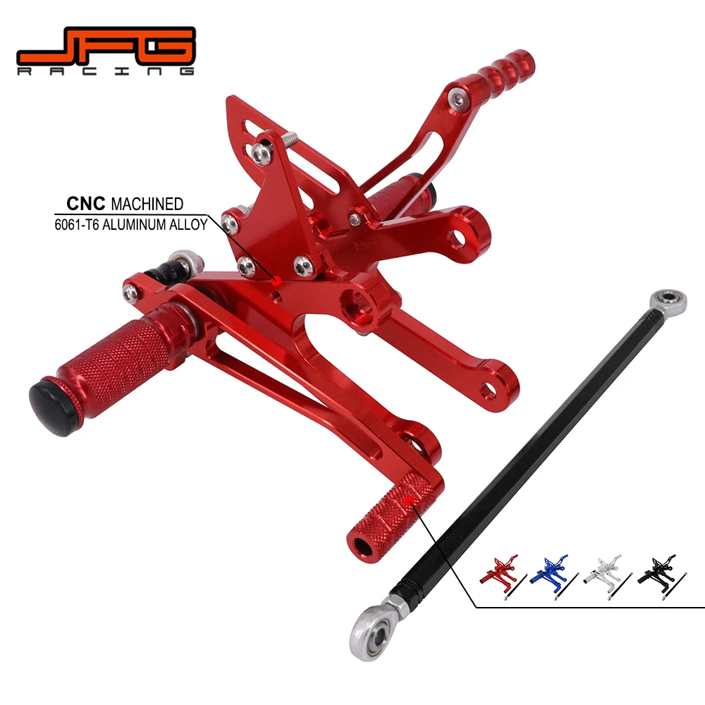 

Motorcycle Aluminum CNC Adjustable Footpegs Foot Pegs Pedals Rest Rearset For HONDA NSR250 PGM2 PGM3 PGM4 MC28 1994-2015