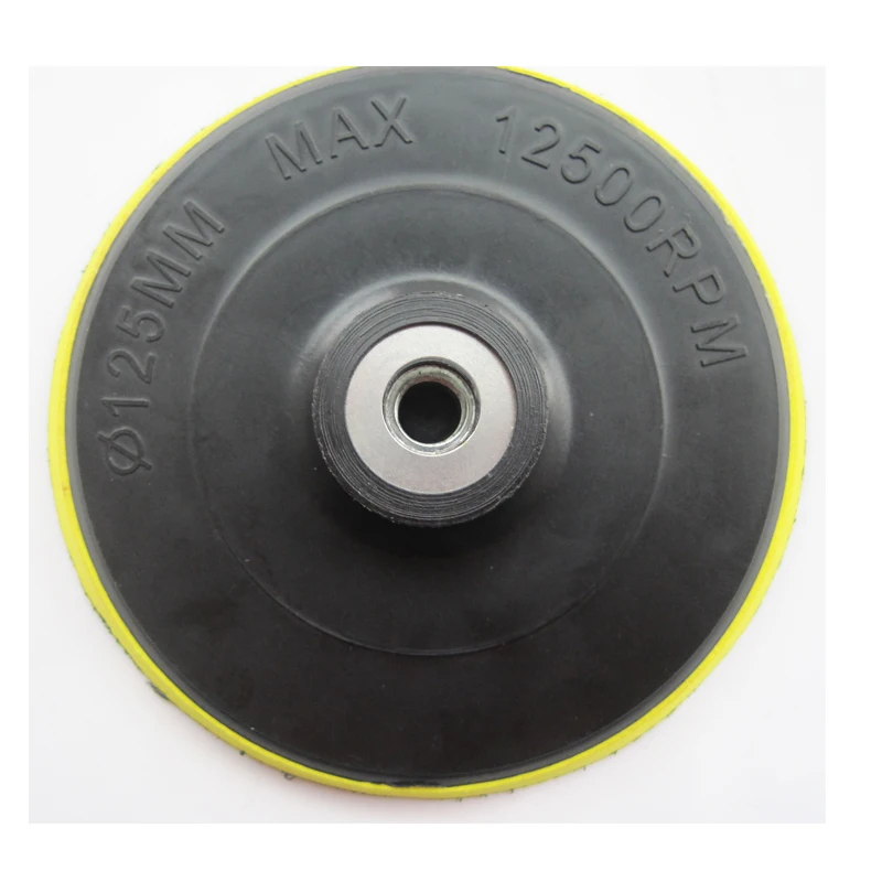 샌더, 자동차, 복원을위한 10mm 스레드 및 교체가있는 후크 및 루프 5 "120mm 백업 패드.
