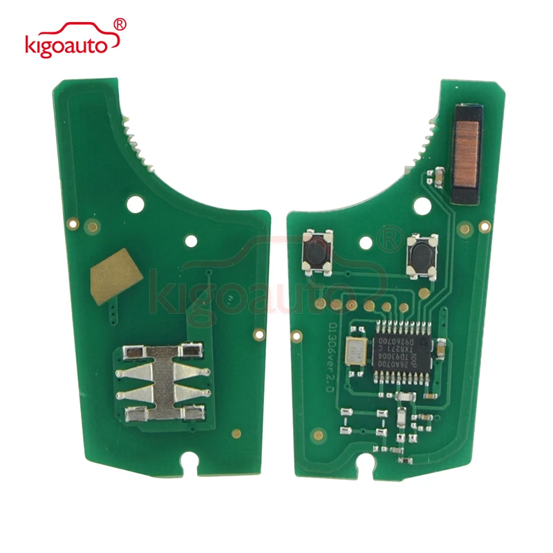 Kigoauto 5pcs 93178494 Flip Key 2 Button 433Mhz ID46-PCF7941 Chip HU100 736-743-A For Opel Astra H Zafira B 2006 2007 2008