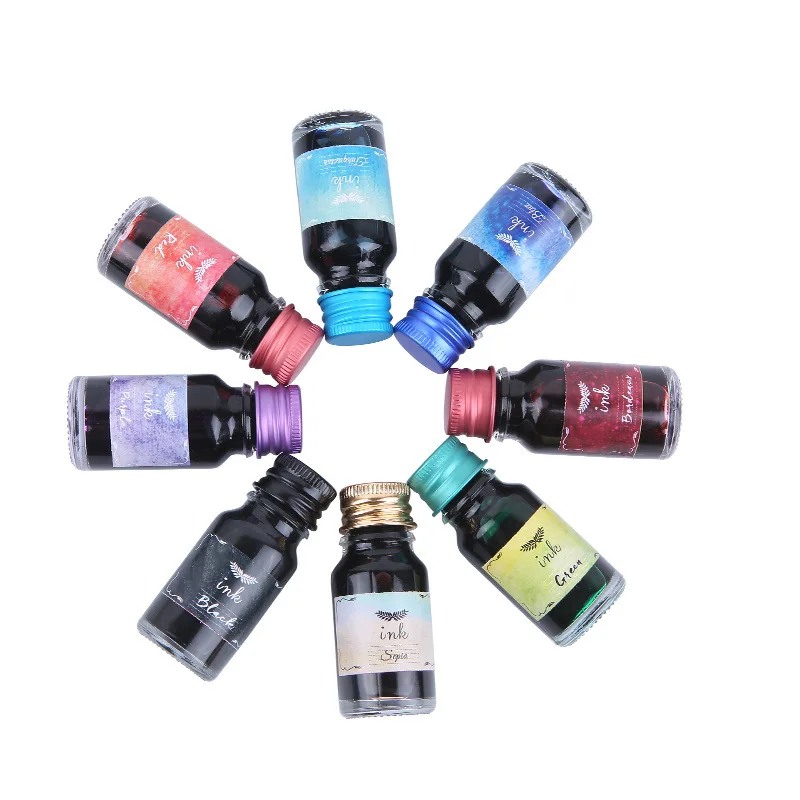 10ml/bottle Color Ink ,painting drawing ink, Dip Pen ink, Non Carbon fountain pen Ink