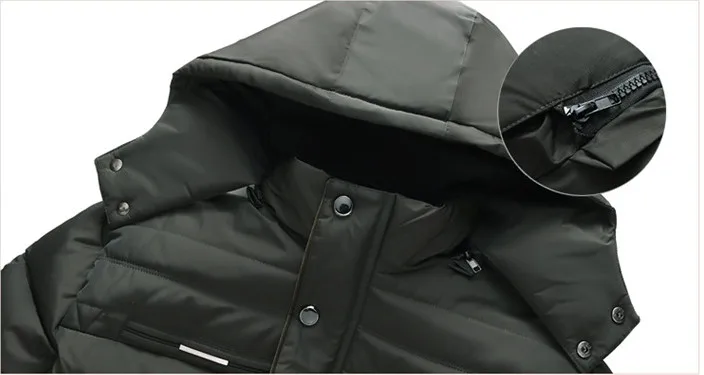 Winter Dicke Warme Mäntel Männer Thermische Fleece Parkas Mit Kapuze Mann Windjacke Jacken Stehkragen Mantel XL-4XL Plus Größe Mantel